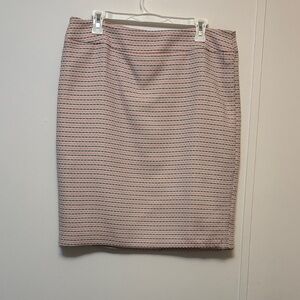 Classic Striped Pencil Skirt